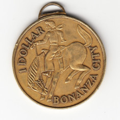 Medalie/jeton american 1 dollar Bonanza City Hansaland