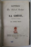 LETTRES DU COLONEL STANHOPE SUR LA GRECE , traduites de l &#039; anglais par ARTHUR MIELLE , 1825