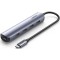 Hub USB-C UGREEN CM417, 4 x USB-A 3.2 - 1 x HDMI, Gri