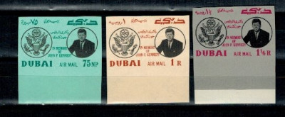 Dubai 1964 - J.F. Kennedy, serie ndt neuzata foto