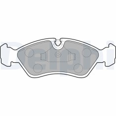 DELPHI LP585 set placute frana,frana disc