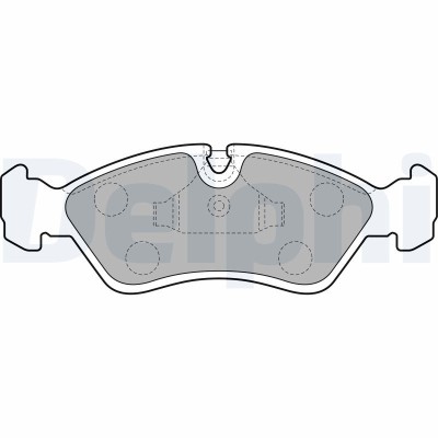 DELPHI LP585 set placute frana,frana disc foto