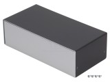Carcasă aluminiu argint 100x203x63mm