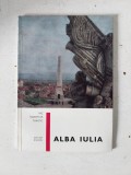 I. Berciu - Alba Iulia - Mic INdreptar Turistic, 1971,cu harta, Stare foarte buna