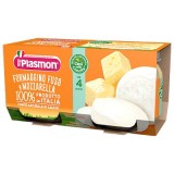 Piure omogenizat din branza si mozzarela, 2 x 80g, Plasmon
