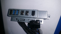 Front panel USB and audio board si power button HP Z220 foto