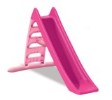 Tobogan copii Dohany Speed, 170 cm, roz, plastic rezistent UV, sarcina 50 kg, 2+ ani, exterior/gradina