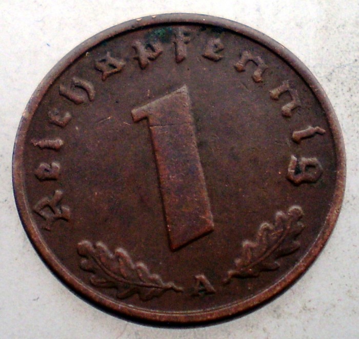 2.434 GERMANIA 1 REICHSPFENNIG 1937 A