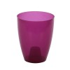 Ghiveci din plastic Miltonia, pentru orhidee, ametist transparent, D 13.3 cm