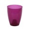 Ghiveci din plastic Miltonia, pentru orhidee, ametist transparent, D 13.3 cm