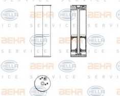 Filtru uscator clima / aer conditionat MERCEDES SPRINTER 4-t caroserie (904) (1996 - 2006) HELLA 8FT 351 196-581 foto