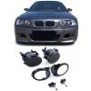 Proiectoare Bara M BMW E46 E39 Fumurii + Rame + Becuri - Compatibil Bara M-Tech/M - Set 2 buc (Stanga+Dreapta) - Calitate Top!