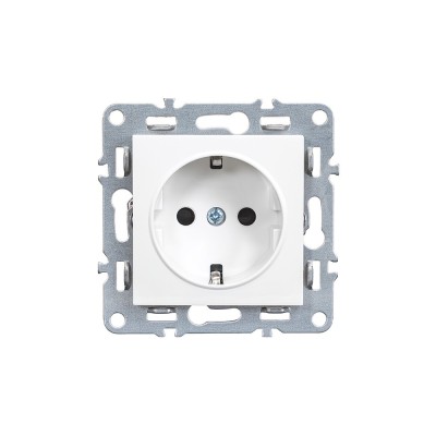 Nova priză cu &amp;icirc;mpăm&amp;acirc;ntare 16A 250V alb foto