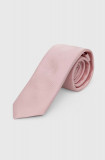 Cumpara ieftin HUGO cravată de mătase culoarea roz 50468199