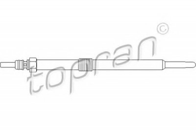 Bujie incandescenta RENAULT ESPACE IV (JK0/1) (2002 - 2015) TOPRAN 207 046 foto