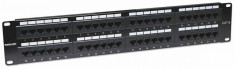 Patch Panel Intellinet Cat 6 48 porturi Black foto