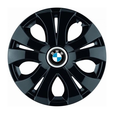 Set 4 Capace Roti Top Negru R16, Compatibil Cu BMW foto