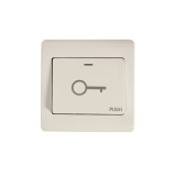 Intrerupator de acces incastrabil SilverCloud PB101, contact iesire NO/COM, max. 36V 3A