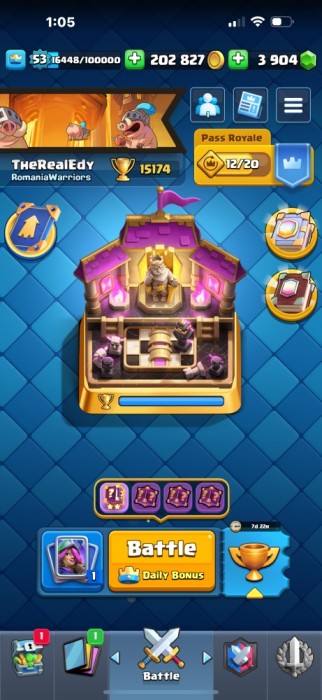Cont Clash Royale