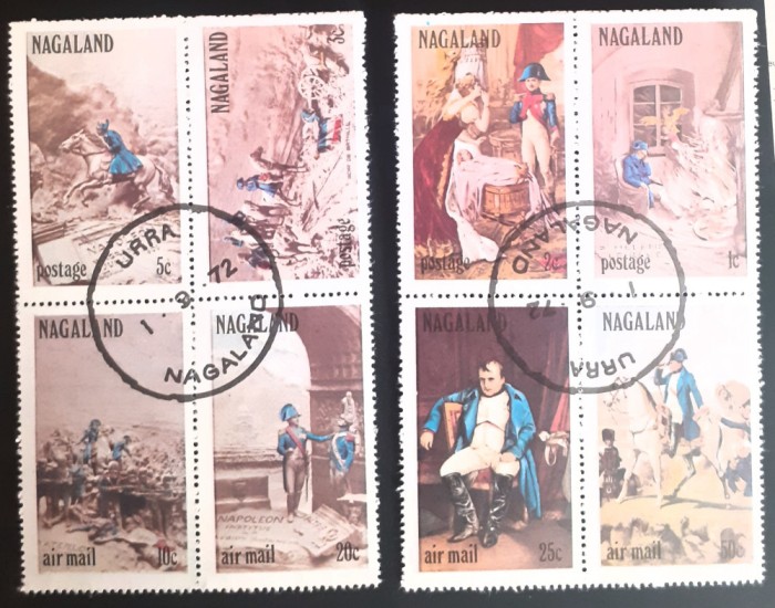 Nagaland Napoleon militarie lupte razboi STAMPILATA