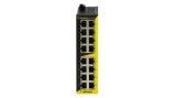 Switch Ethernet neadministrabil BRAINBOXES 16 porturi RJ45 5-30V DC pentru șină DIN