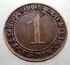 B.231 GERMANIA WEIMAR 1 REICHSPFENNIG 1934 G, Europa, Bronz