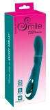 Vibrator punct G cu cap rotativ Smile Rotating G-Spot verde