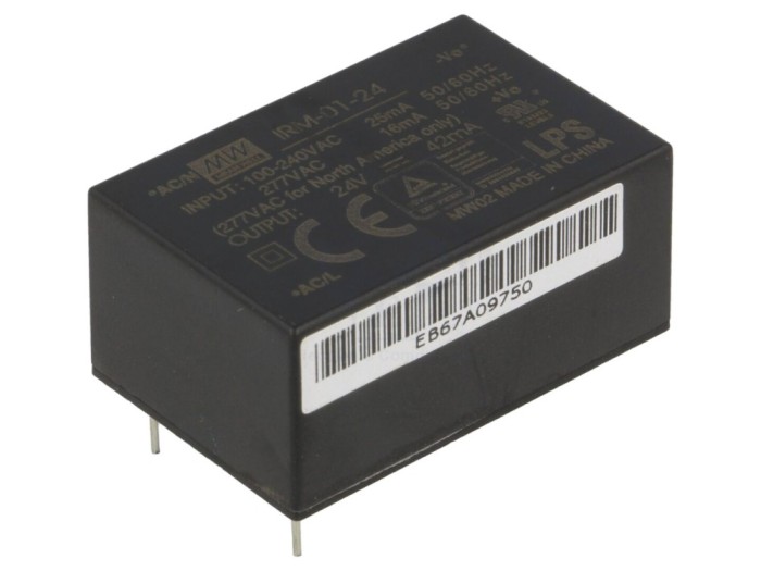 Convertor AC/DC 1W 24VDC