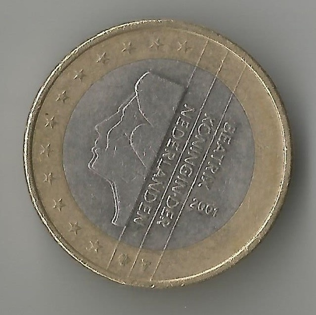 Olanda, 1 euro de circulatie, 2001, circ.