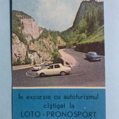 Calendar 1974 Loto pronosport