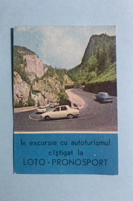 Calendar 1974 Loto pronosport foto