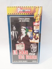 Caseta video VHS originala film - House of Games - sigilata - limba italiana foto