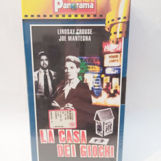 Caseta video VHS originala film - House of Games - sigilata - limba italiana