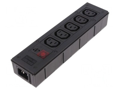 Conector alimentare AC splitter 10A 250V IEC 60320 foto