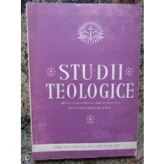 STUDII TEOLOGICE , SERIA A -II A ANUL XLII NR 3 MAI-IUNIE 1990