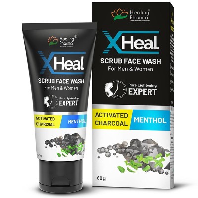 Lotiune de Spalare, Healing Pharma, X Heal, Efect de Curatare Profunda cu Carbune Activat, 60ml foto