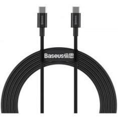 Cablu alimentare si date Baseus Superior, Fast Charging Data Cable pt. smartphone, USB Type-C la USB Type-C 100W, 2m, negru