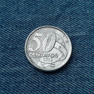 1b - 50 Centavos 2012 Brazilia foto