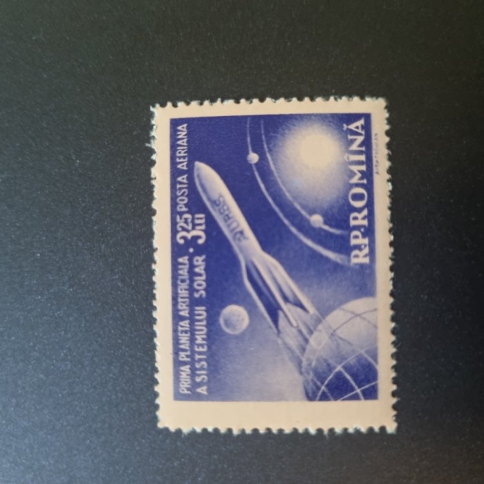 Romania MNH 1959 - Prima planeta artificiala a sistemului solar - LP 470