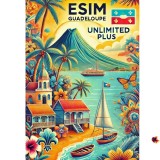 eSIM Guadeloupe, Unlimited Plus, 30 Days