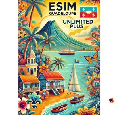 eSIM Guadeloupe, Unlimited Plus, 30 Days foto