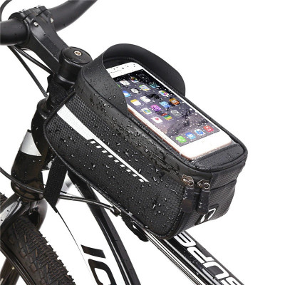 Suport Telefon IMPERMEABIL tip Geanta, montaj pe Motocicleta sau Bicicleta foto