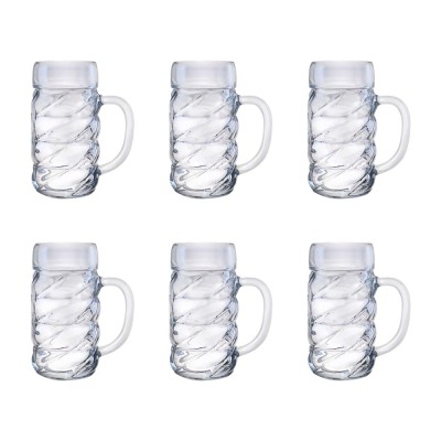 Bierglas, Bierkrug, Ma&amp;szlig;krug, Bierseidel 6er Set Biergl&amp;auml;ser, Diamond - 0,5 Liter foto