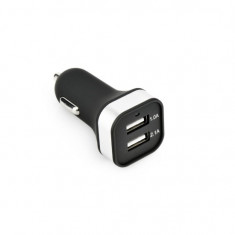 Incarcator Auto Universal GT 2USB 31 Amperi Negru foto