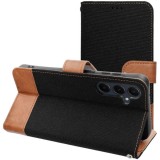 Husa pentru Samsung Galaxy A52s 5G A528 / A52 5G A526, OEM, Jeans, Neagra
