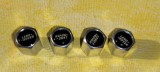 Set 50 capacele pentru ventil auto din aluminiu, Hexagon, LAND ROVER , Argintiu