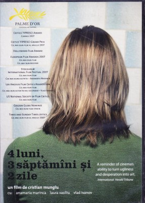 DVD Film de colectie: 4 luni, 3 saptamani si 2 zile ( stare foarte buna - vezi descriere ) foto