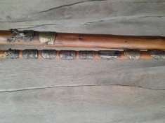 Lot 2 buc baston vechi lemn colectie Germania vintage embleme aplicate decor colectie