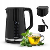 Fierbător electric 1,7 l, 2200 W, 13 trepte de temperatură, Cool Touch, negru