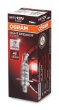 Bec Far Osram Night Breaker Silver H1 55W 12V 4200K Alb 130m